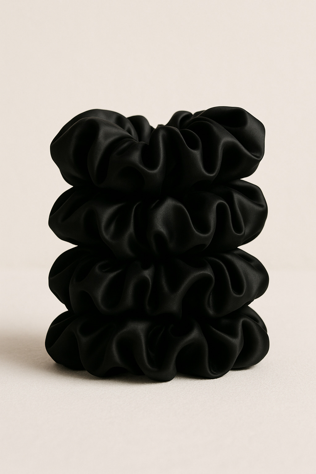 Cloud Tie Silk Scrunchie