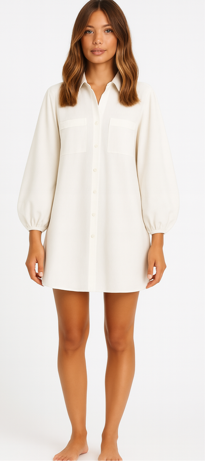 The Daily - Luxury Cotton Oversized Dress for Modern Motherhood