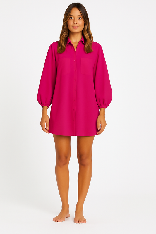 The Daily Summer Edition – Oversized Luxury Cotton Summer Dress with Pockets