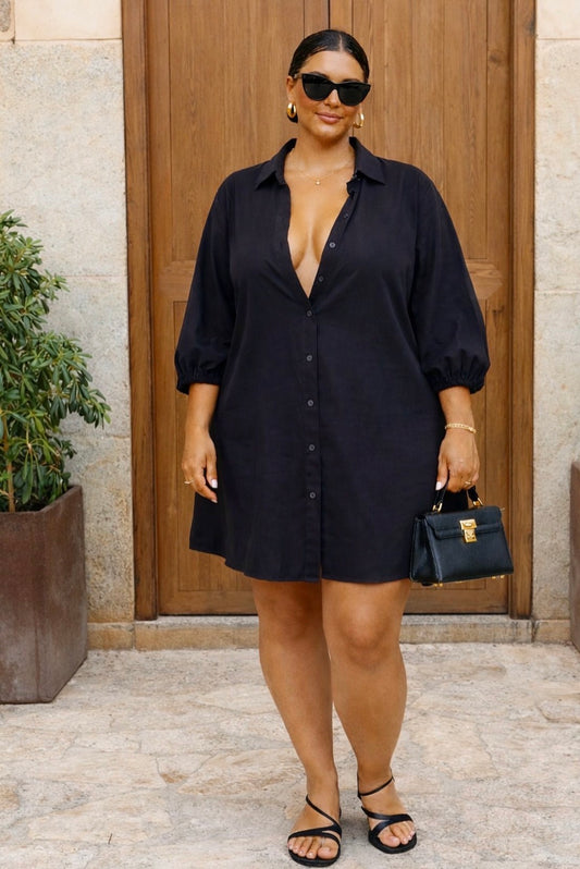 The Daily - Luxury Cotton Oversized Dress for Modern Motherhood